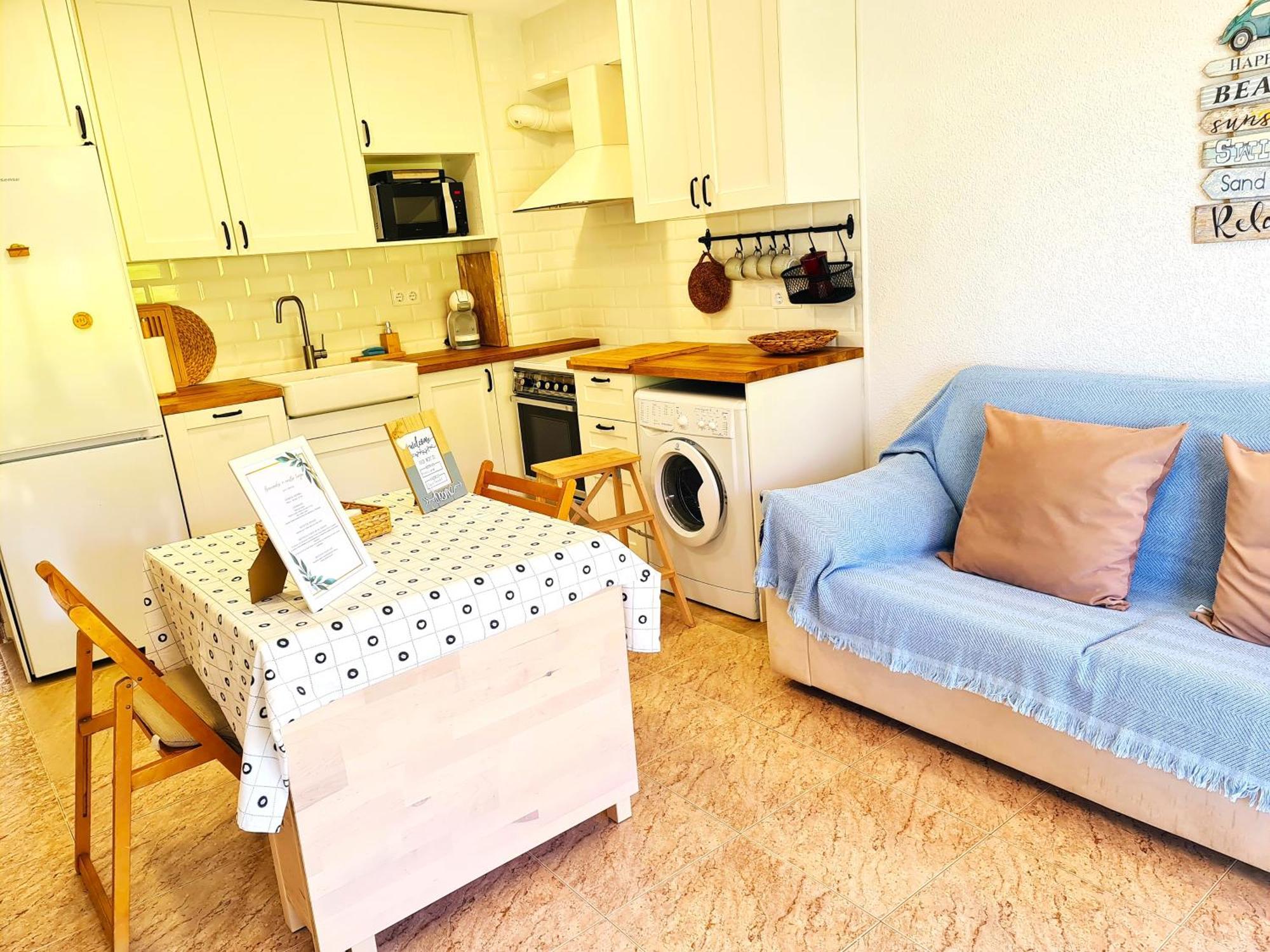Bonito Apartamento Con Vistas Al Mar ปลายา โปบลา เด ฟาร์นาลส์ ภายนอก รูปภาพ